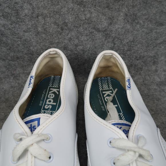 Keds Shoes Womens 9 Casual Sneakers Trainers Champion Lace Up Low White Leather - Picture 3 of 13